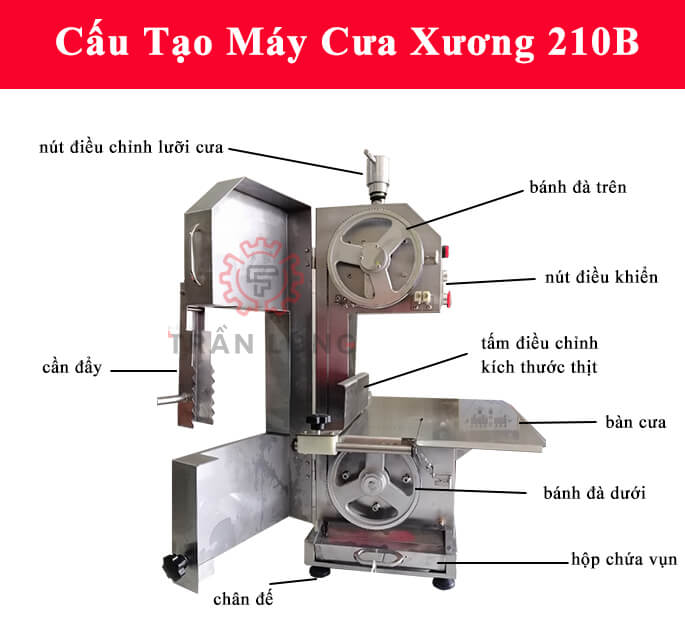 cấu tạo máy cưa xương Goodfor 210B