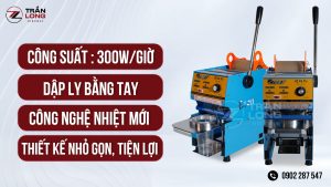 Máy dán miệng ly dập tay D7 mua ở đâu - Dienmaytranlong