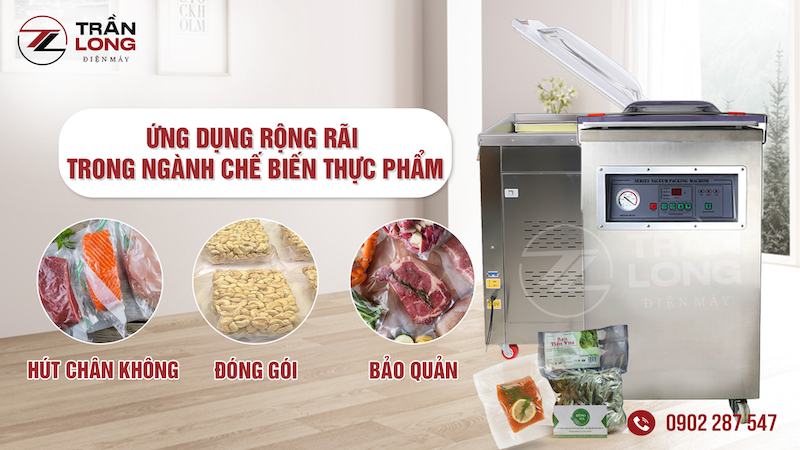 Máy hút chân không công nghiệp thực phẩm DZQ400 - Dienmaytranlong